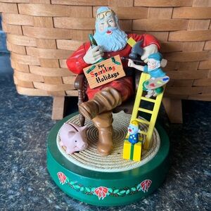 Coca Cola Santa Claus Mechanical Bank 1984 2nd in Series by Ertl